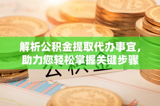 林边解析公积金提取代办事宜，助力您轻松掌握关键步骤