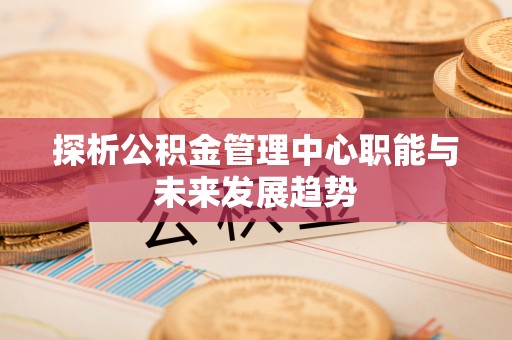 林边探析公积金管理中心职能与未来发展趋势