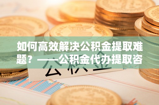 林边如何高效解决公积金提取难题？——公积金代办提取咨询服务全解析