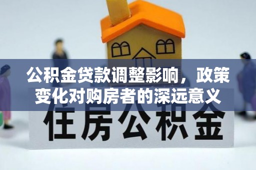 林边公积金贷款调整影响，政策变化对购房者的深远意义