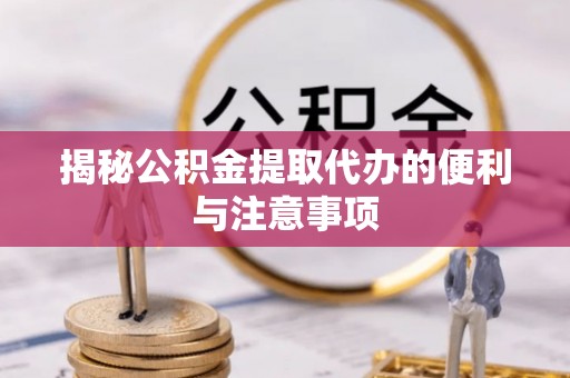 林边揭秘公积金提取代办的便利与注意事项