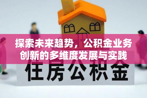 林边探索未来趋势，公积金业务创新的多维度发展与实践