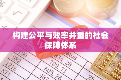 林边构建公平与效率并重的社会保障体系