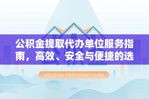 林边公积金提取代办单位服务指南，高效、安全与便捷的选择