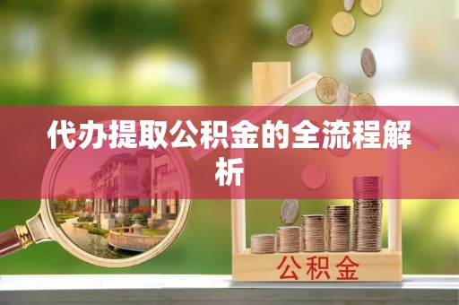 林边代办提取公积金的全流程解析