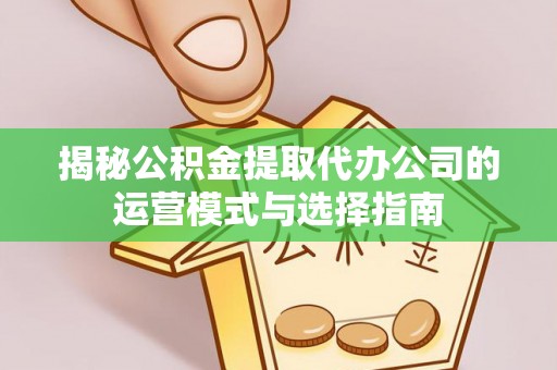 林边揭秘公积金提取代办公司的运营模式与选择指南