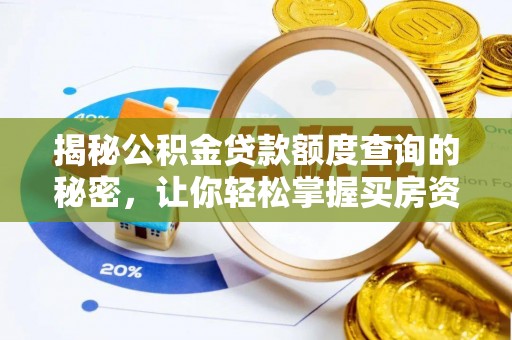 林边揭秘公积金贷款额度查询的秘密，让你轻松掌握买房资金规划