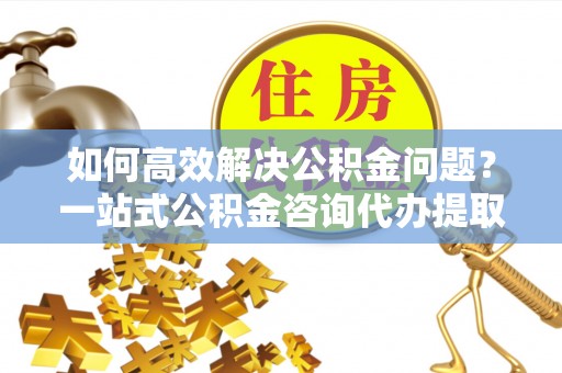 林边如何高效解决公积金问题？一站式公积金咨询代办提取服务全解析