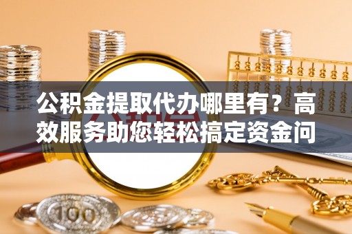 林边公积金提取代办哪里有？高效服务助您轻松搞定资金问题