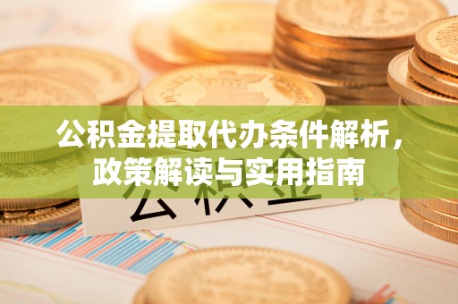 林边公积金提取代办条件解析，政策解读与实用指南