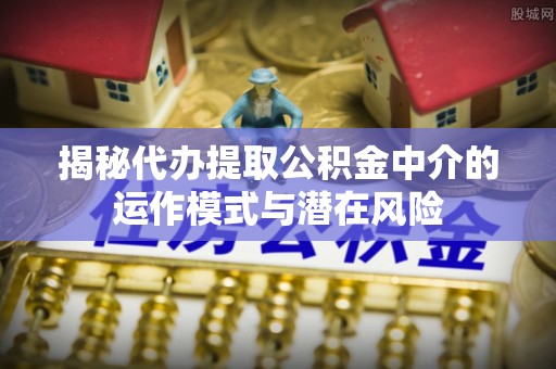 林边揭秘代办提取公积金中介的运作模式与潜在风险