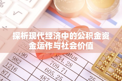 林边探析现代经济中的公积金资金运作与社会价值