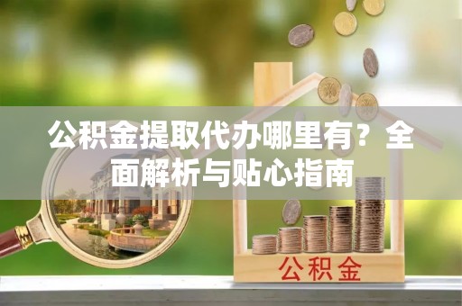 林边公积金提取代办哪里有？全面解析与贴心指南