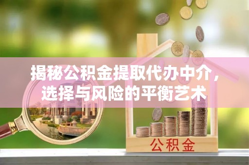 林边揭秘公积金提取代办中介，选择与风险的平衡艺术