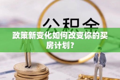 林边政策新变化如何改变你的买房计划？